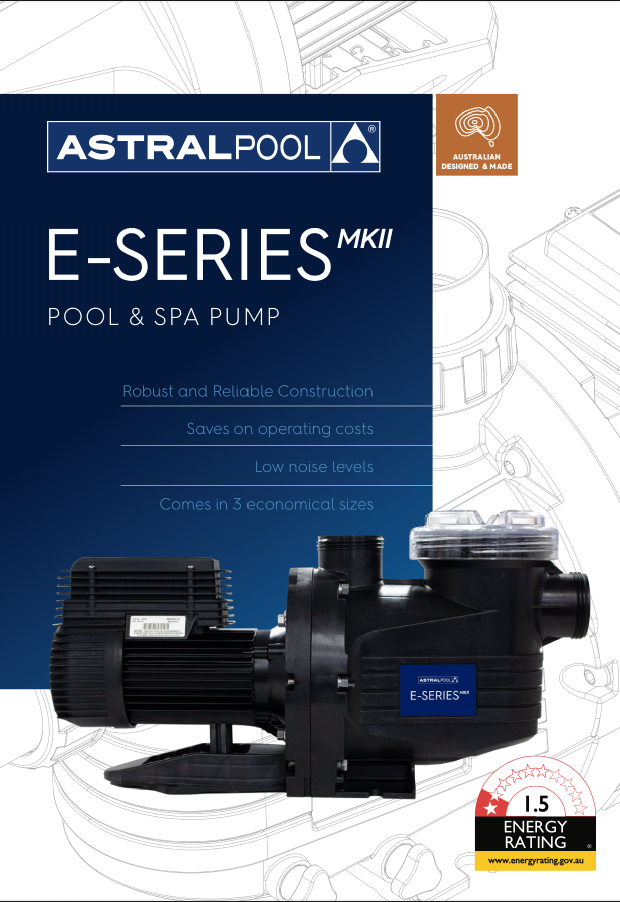 AstralPool E Series Pool Pump Range