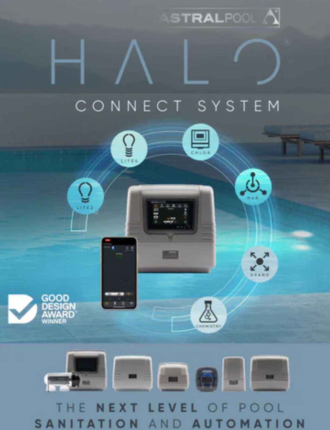 AstralPool Halo Chlor Salt Chlorinator