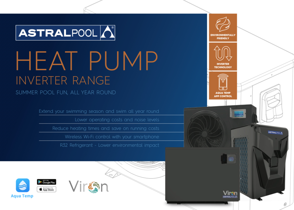 AstralPool Top Discharge Inverter Heat Pump Range