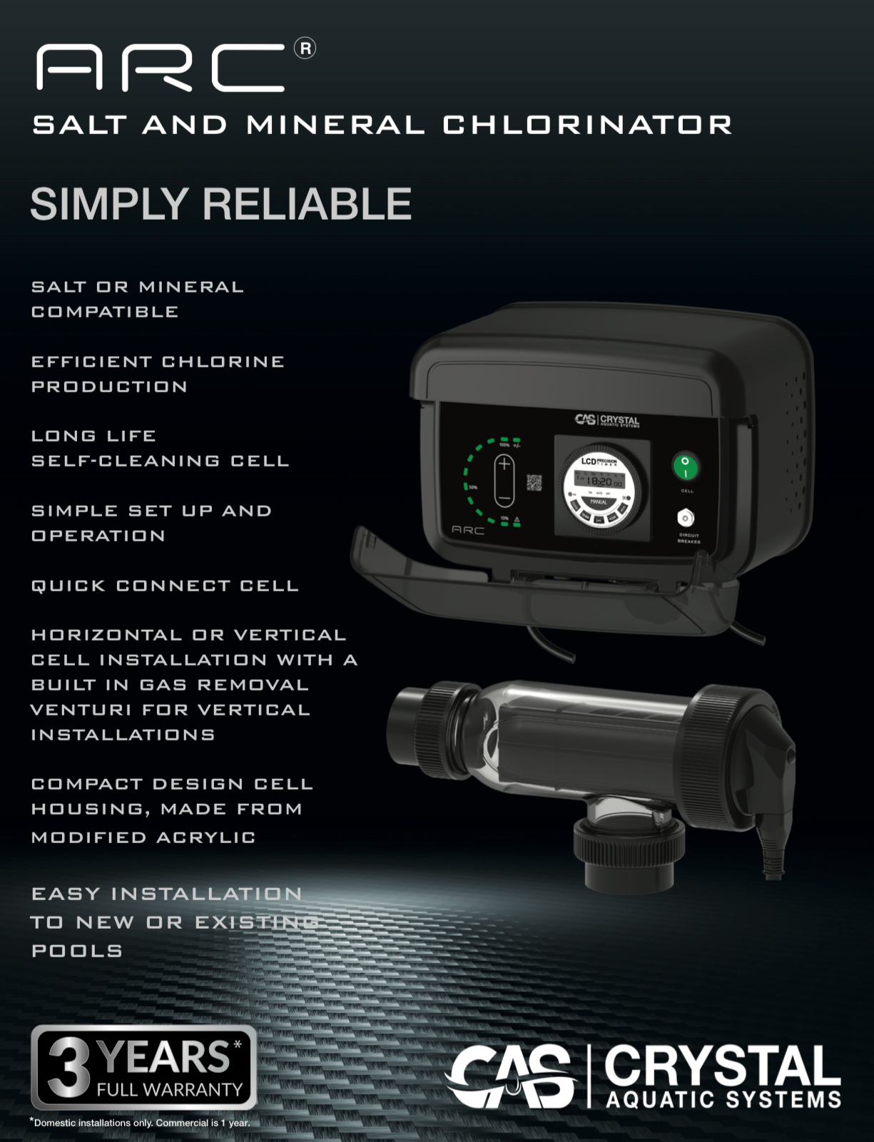 CAS ARC Series Chlorinators