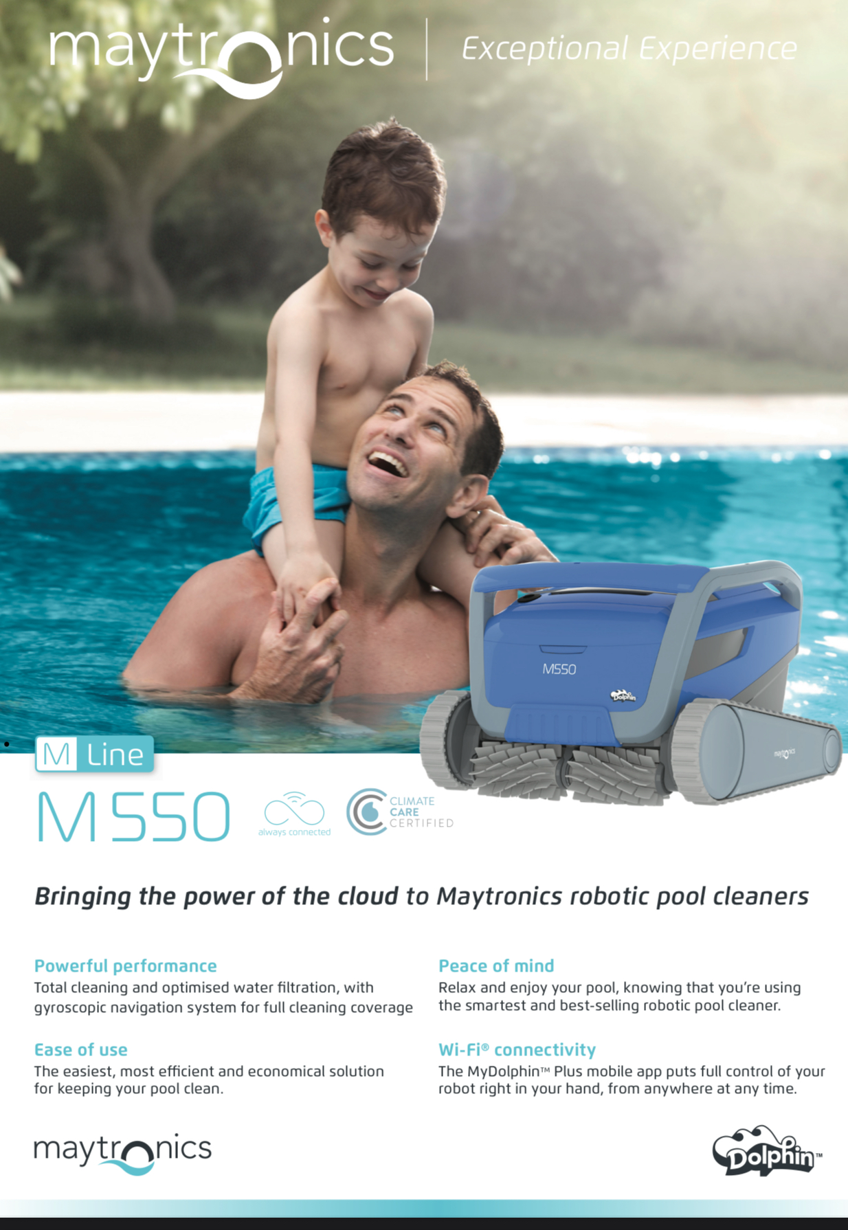 Maytronics Dolphin M550 Robotic Pool Cleaner