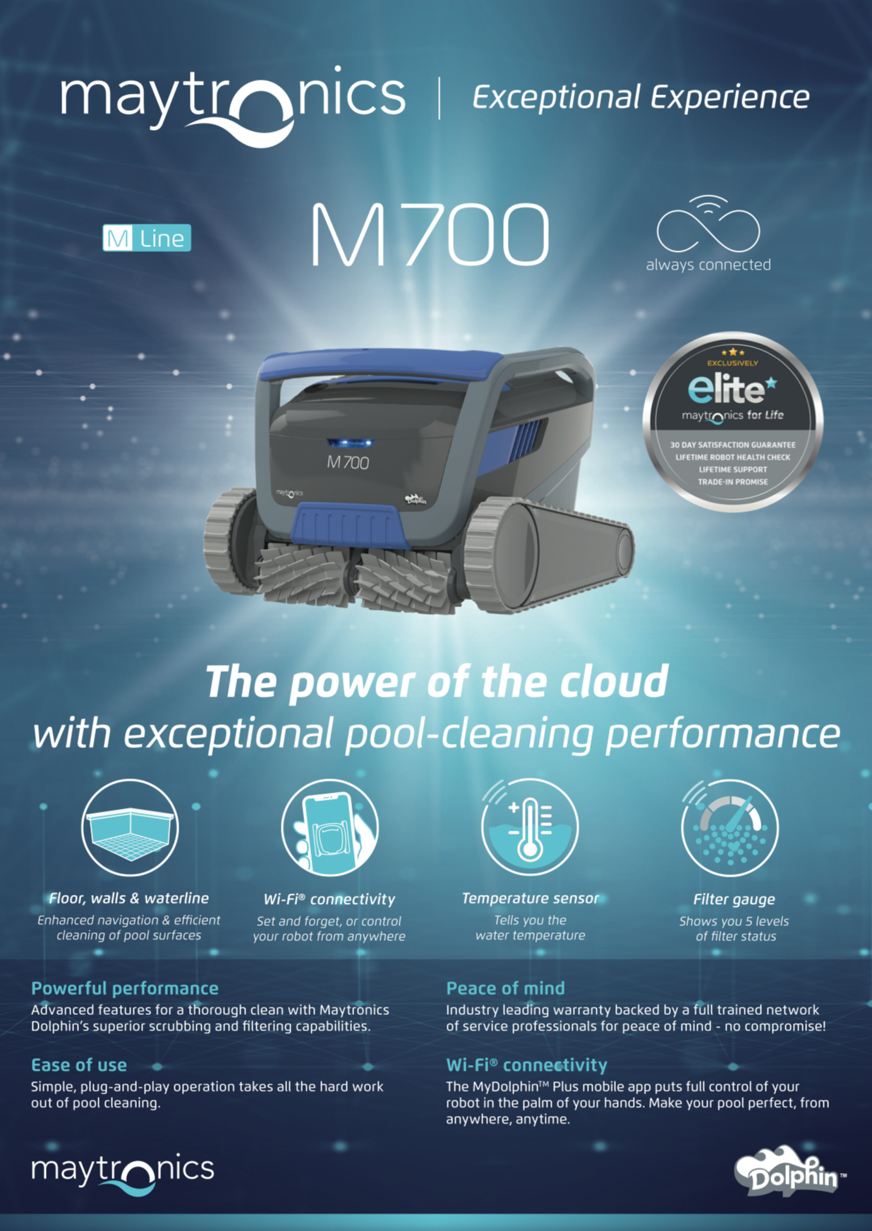 Maytronics Dolphin M700 Robotic Pool Cleaner
