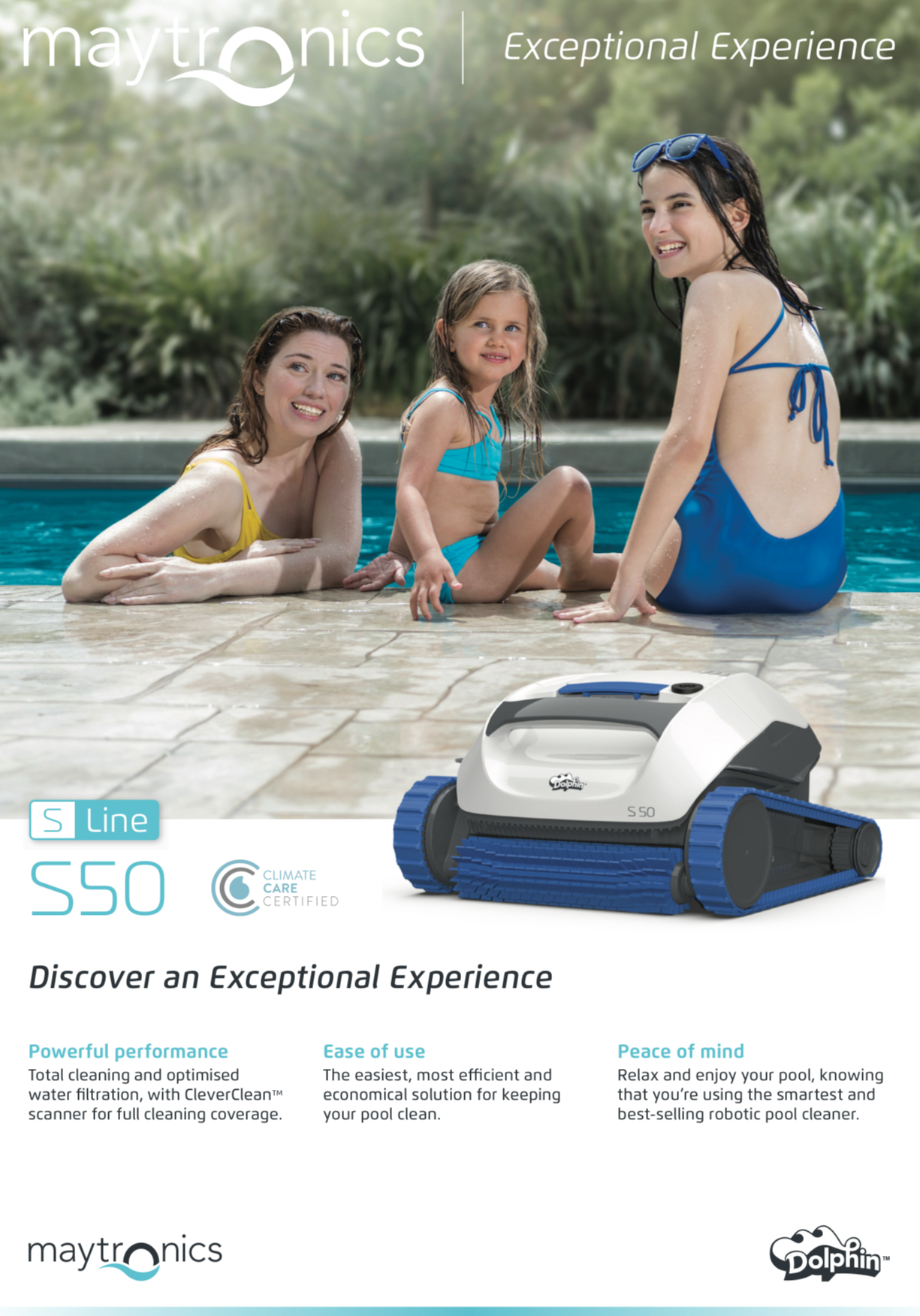 Maytronics Dolphin S50 Robotic Pool Cleaner