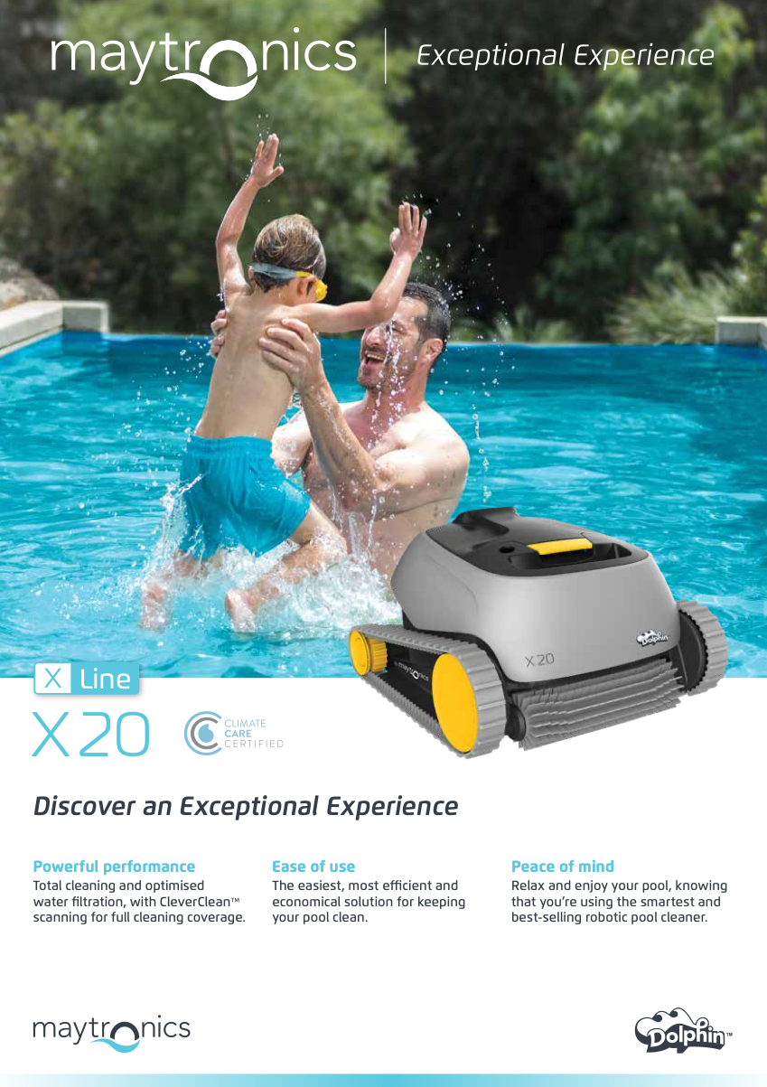Maytronics Dolphin X20 Robotic Pool Cleaner