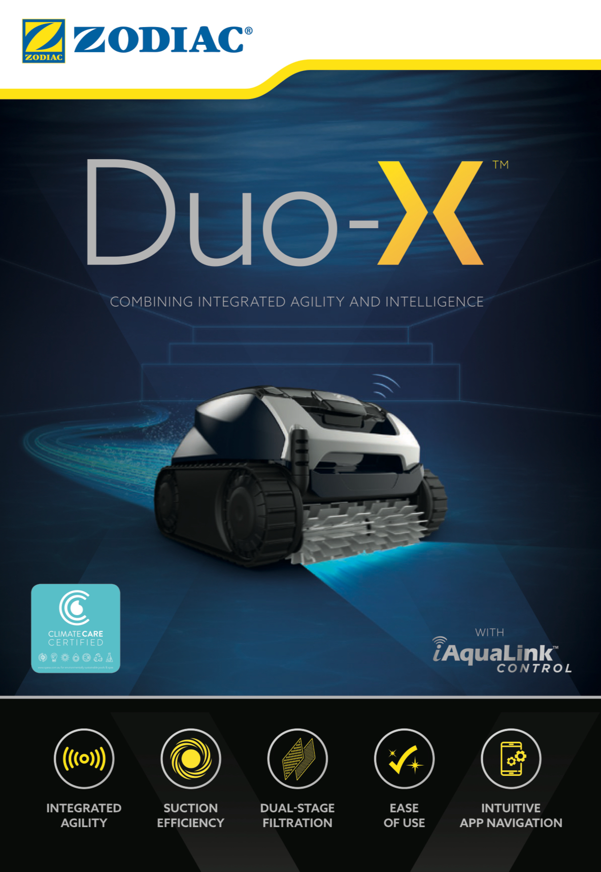 Zodiac Duo-X DX3000 Robotic Pool Cleaner