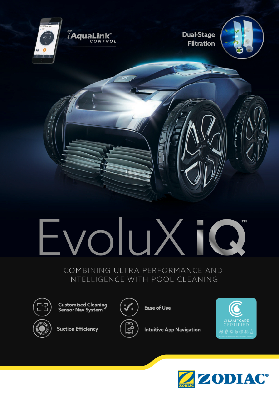 Zodiac EvoluX EX6050 iQ Robotic Pool Cleaner