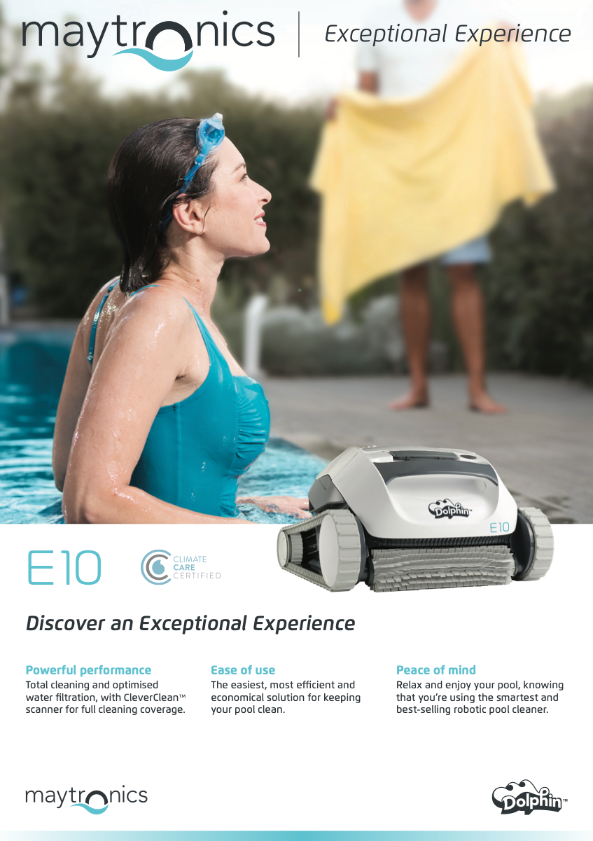 Maytronics Dolphin E10 Robotic Pool Cleaner
