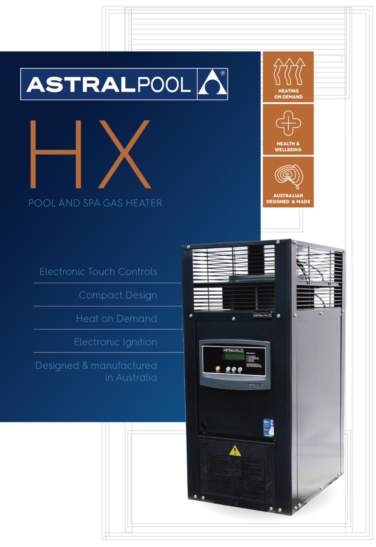 AstralPool HX Gas Pool Heater