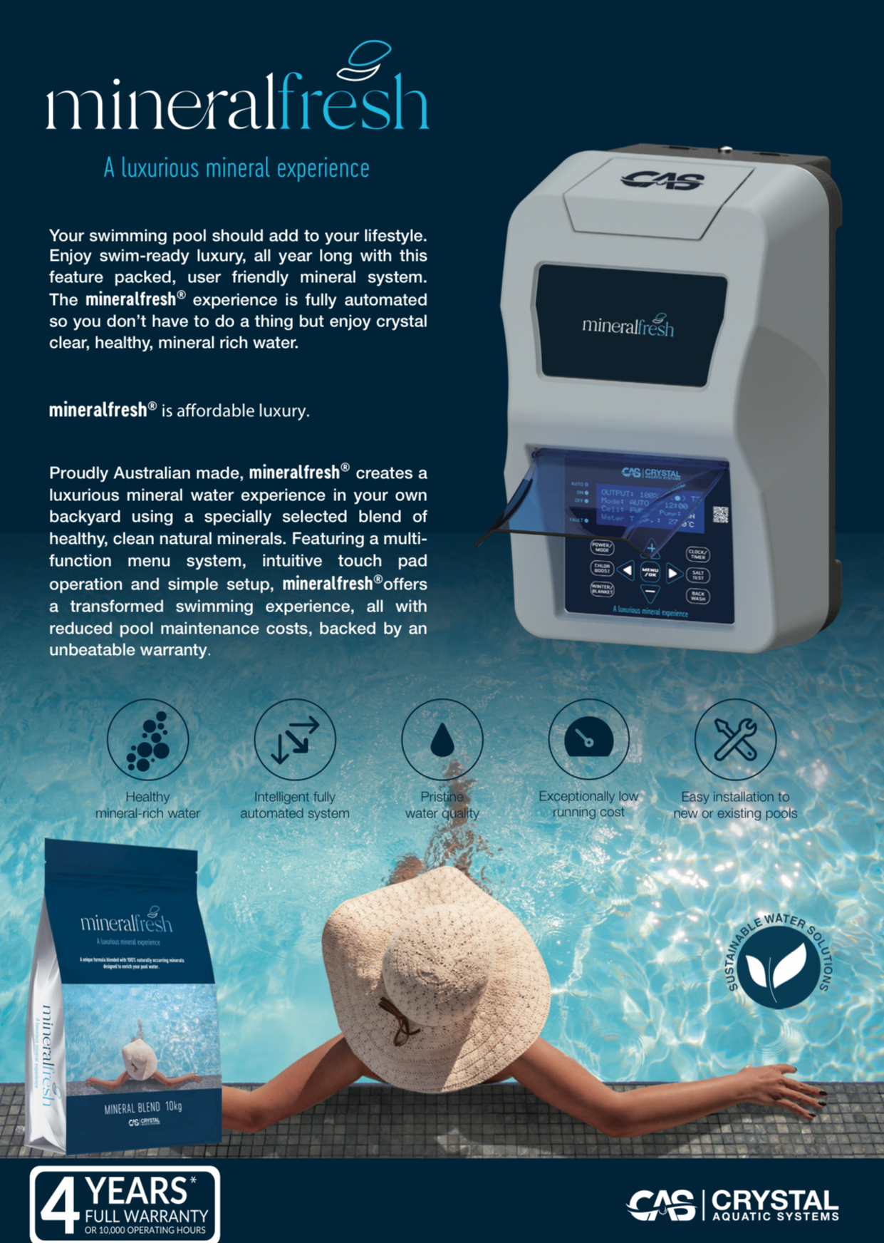 CAS Mineralfresh Chlorinators