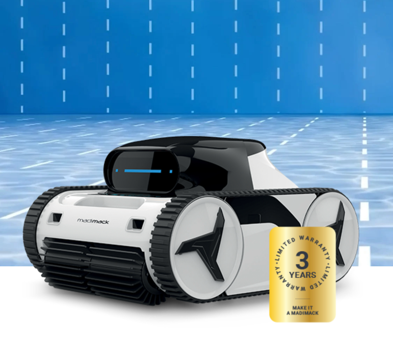 Madimack GT Freedom Cordless Robotic Pool Cleaner Range