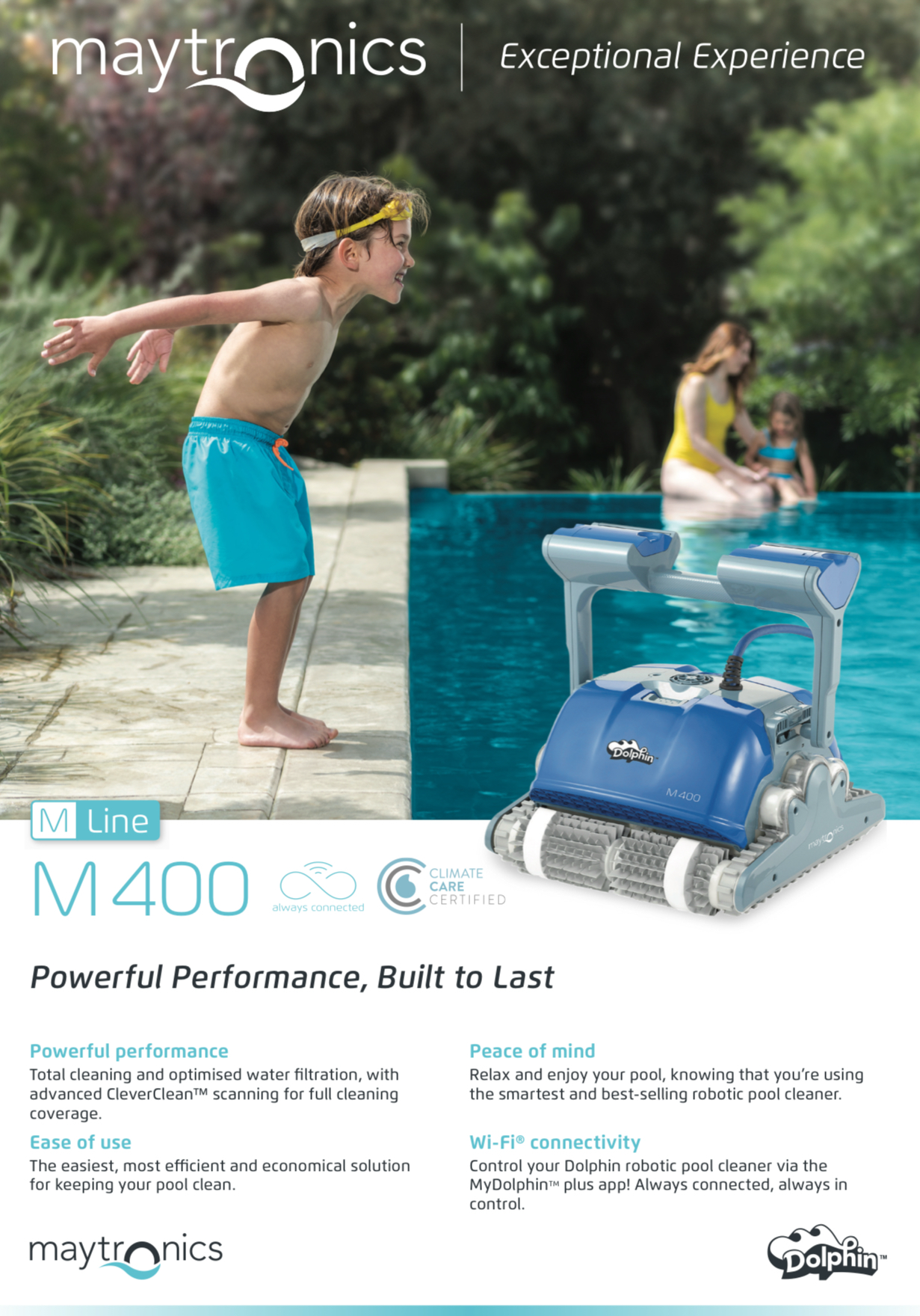 Maytronics Dolphin M400 Robotic Pool Cleaner