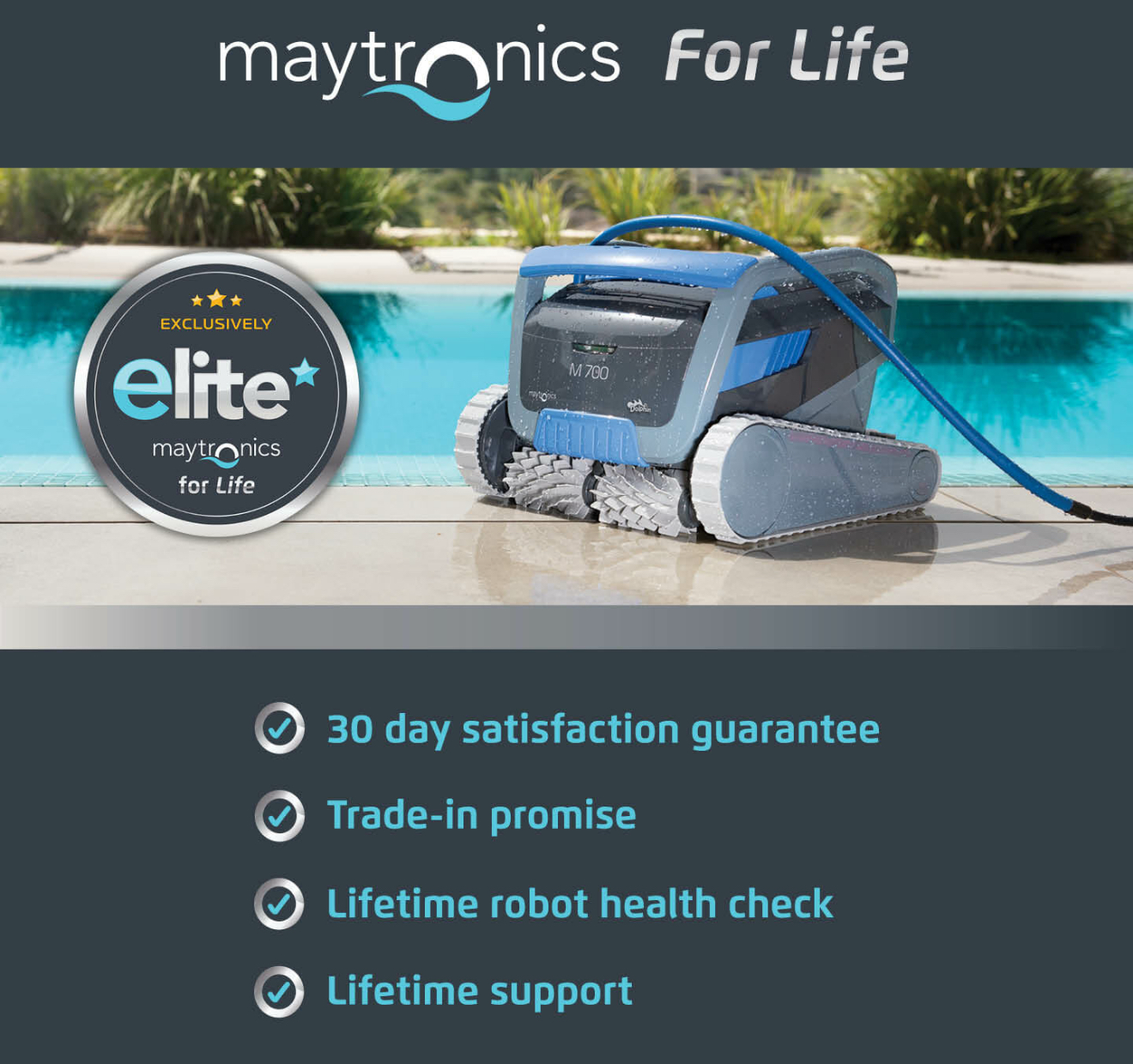 Maytronics Dolphin M700 Robotic Pool Cleaner