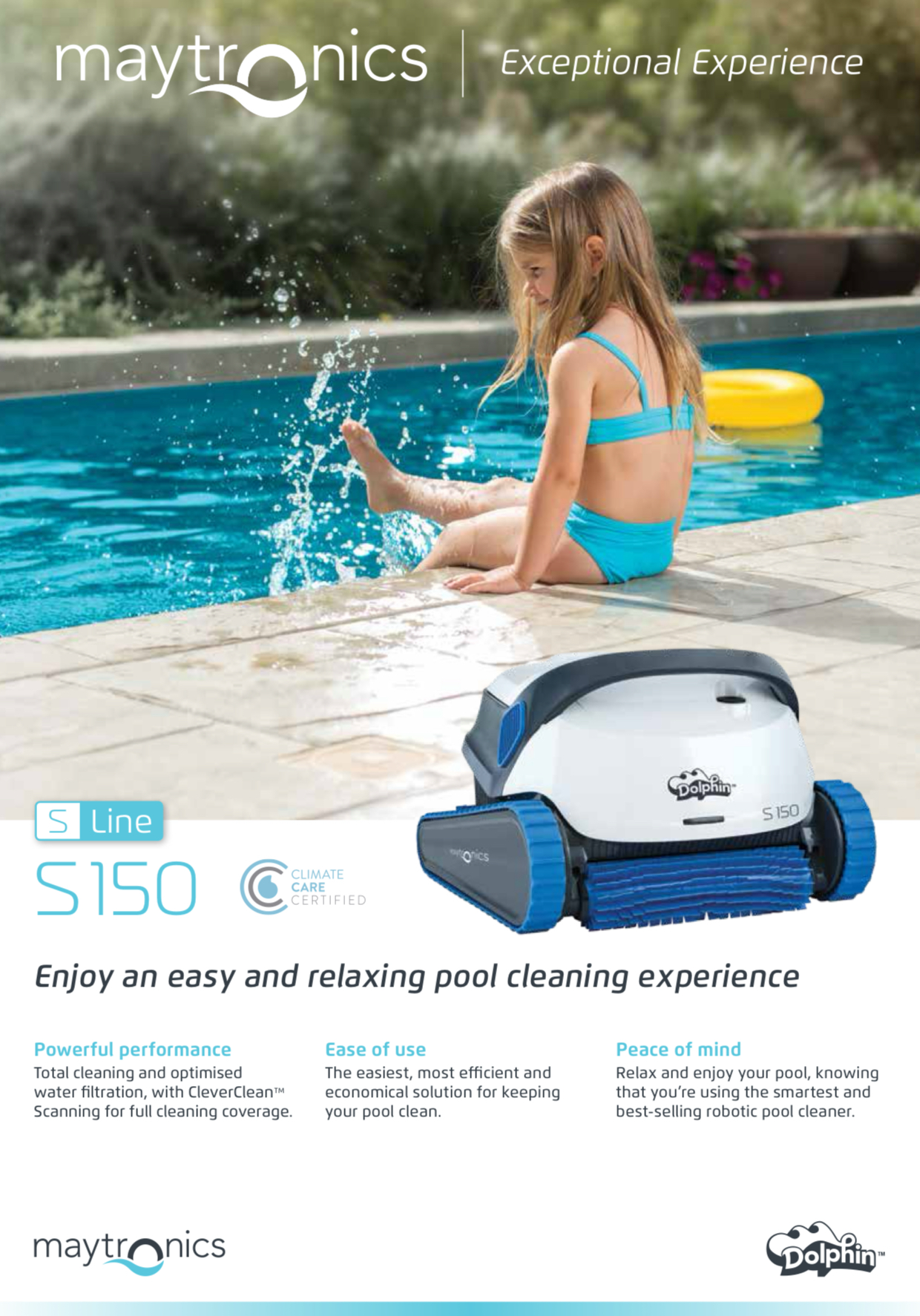 Maytronics Dolphin S150 Robotic Pool Cleaner