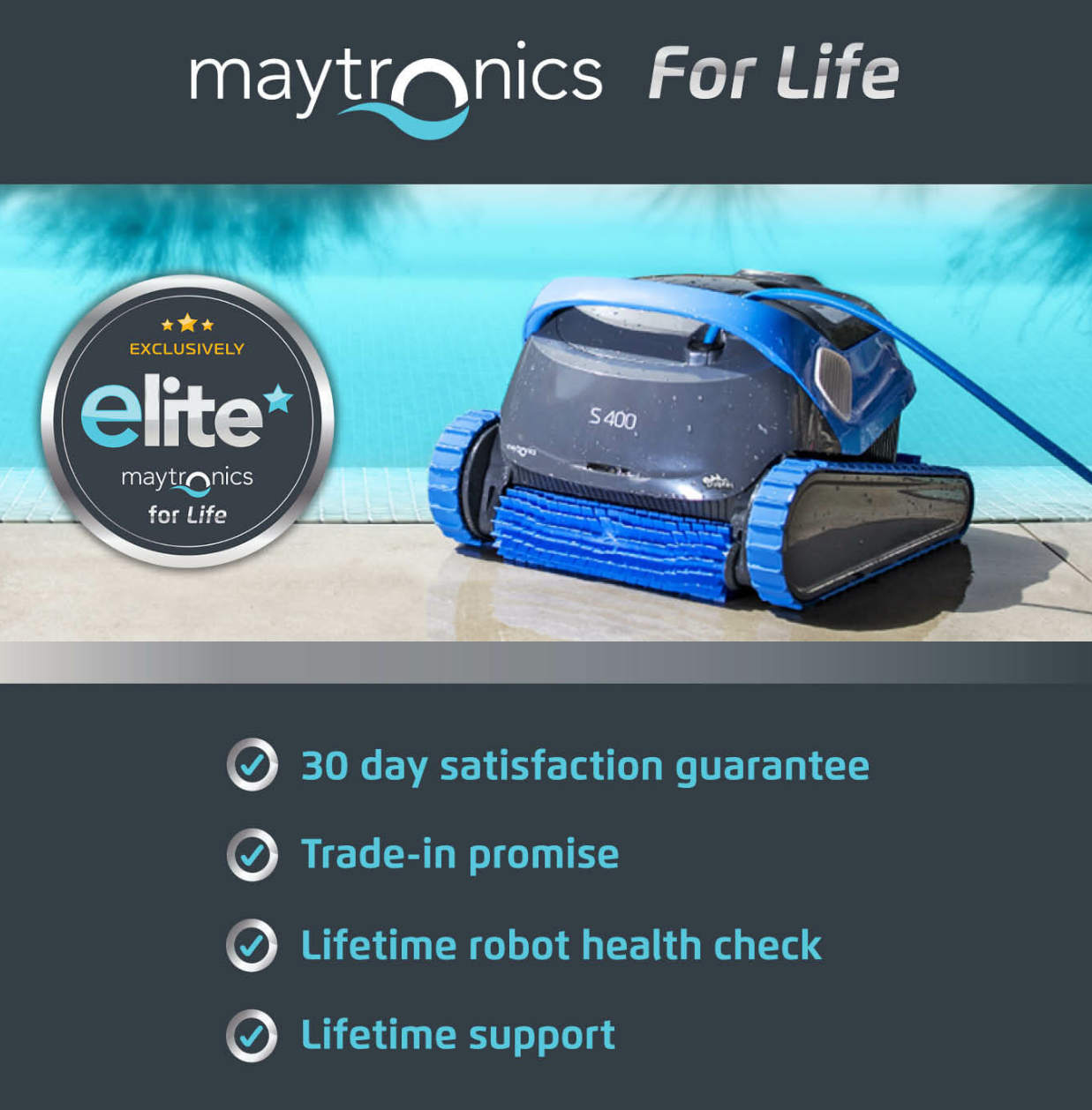 Maytronics Dolphin S400 Robotic Pool Cleaner