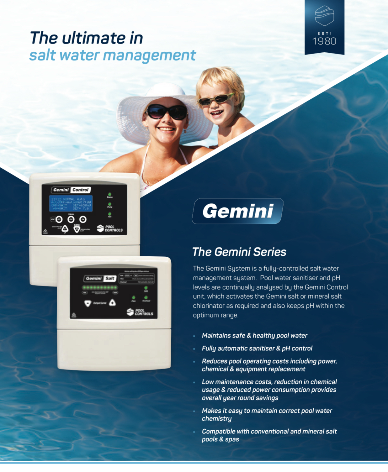 Pool Controls Gemini CX