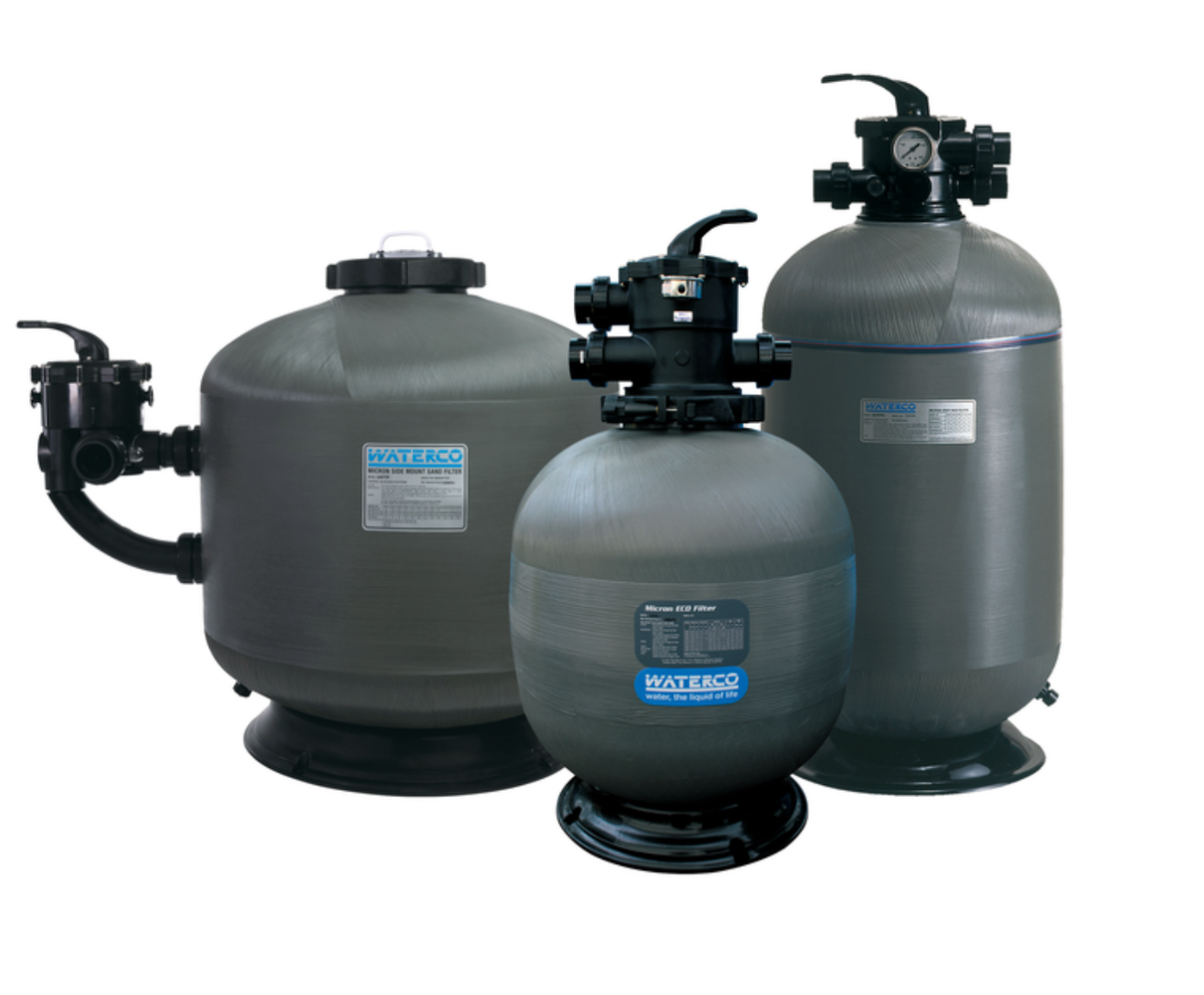 Waterco Micron Side Mount Media Filter Range