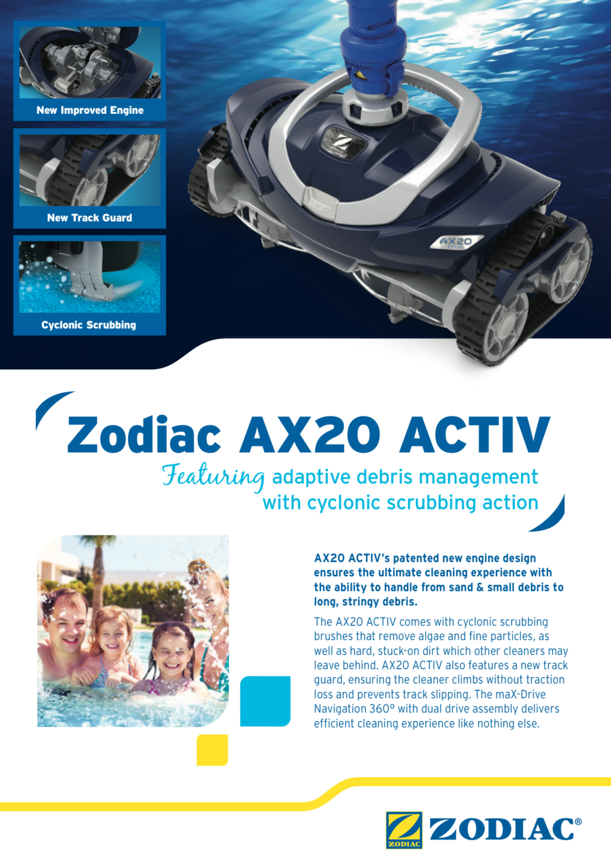 Zodiac AX20 Activ Suction Pool Cleaner