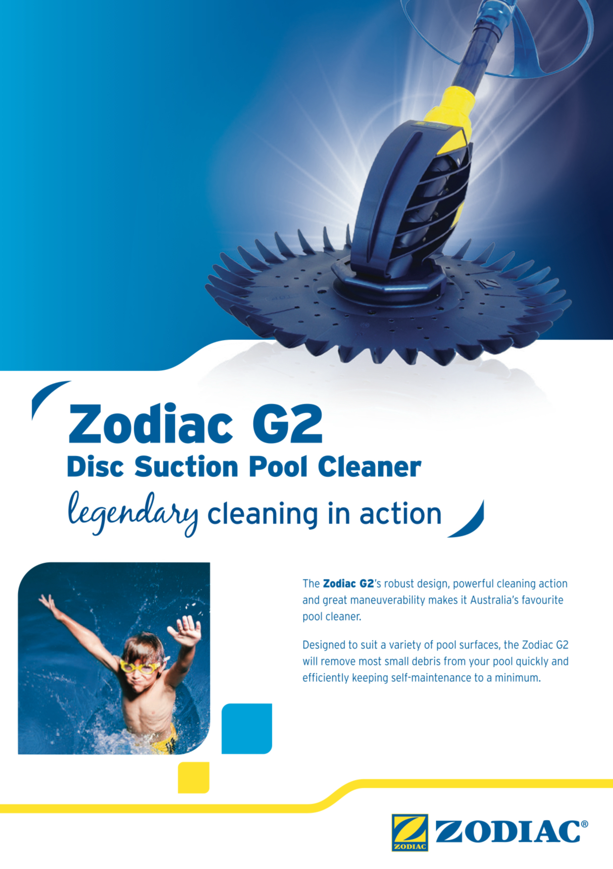 Zodiac G2 Suction Pool Cleaner